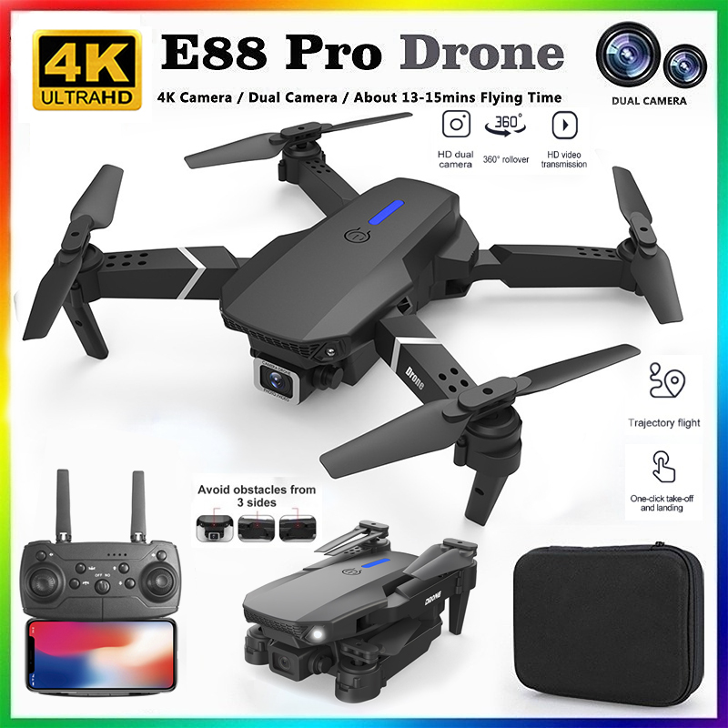 Drone Camera 4K - 2026年新型 E88 プロ仕様 HD 4K RCドローン