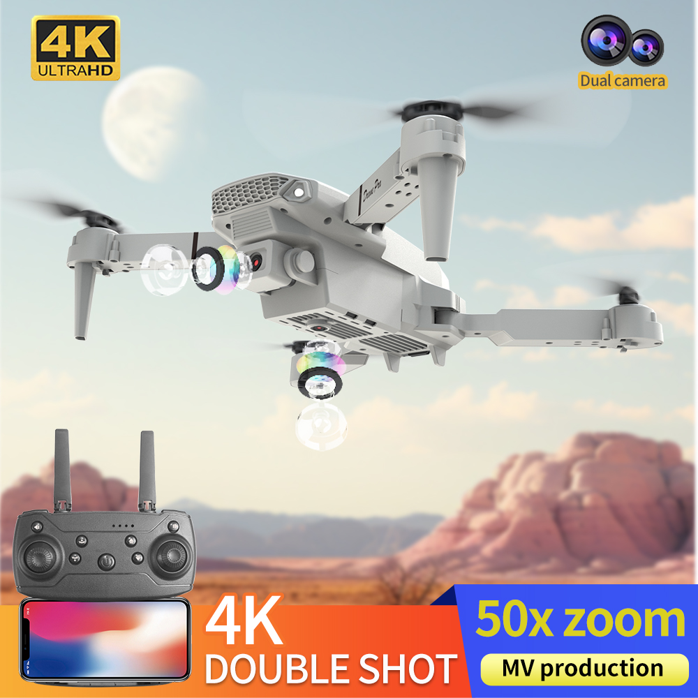 2026年新型 E88 プロ仕様 HD 4K RCドローン  - Drone Camera 4K のレビューと価格