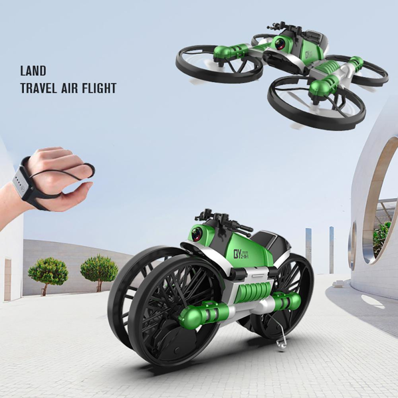 Wifi,fpv uavオートバイ2 in 1,ドローン,4 - Drone Camera Wide Angle のレビューと価格
