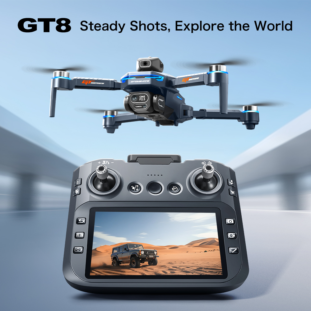 GT8 Max折りたたみ式ドローン 8K HDプロフェッショ - Drone Camera Professional のレビューと価格