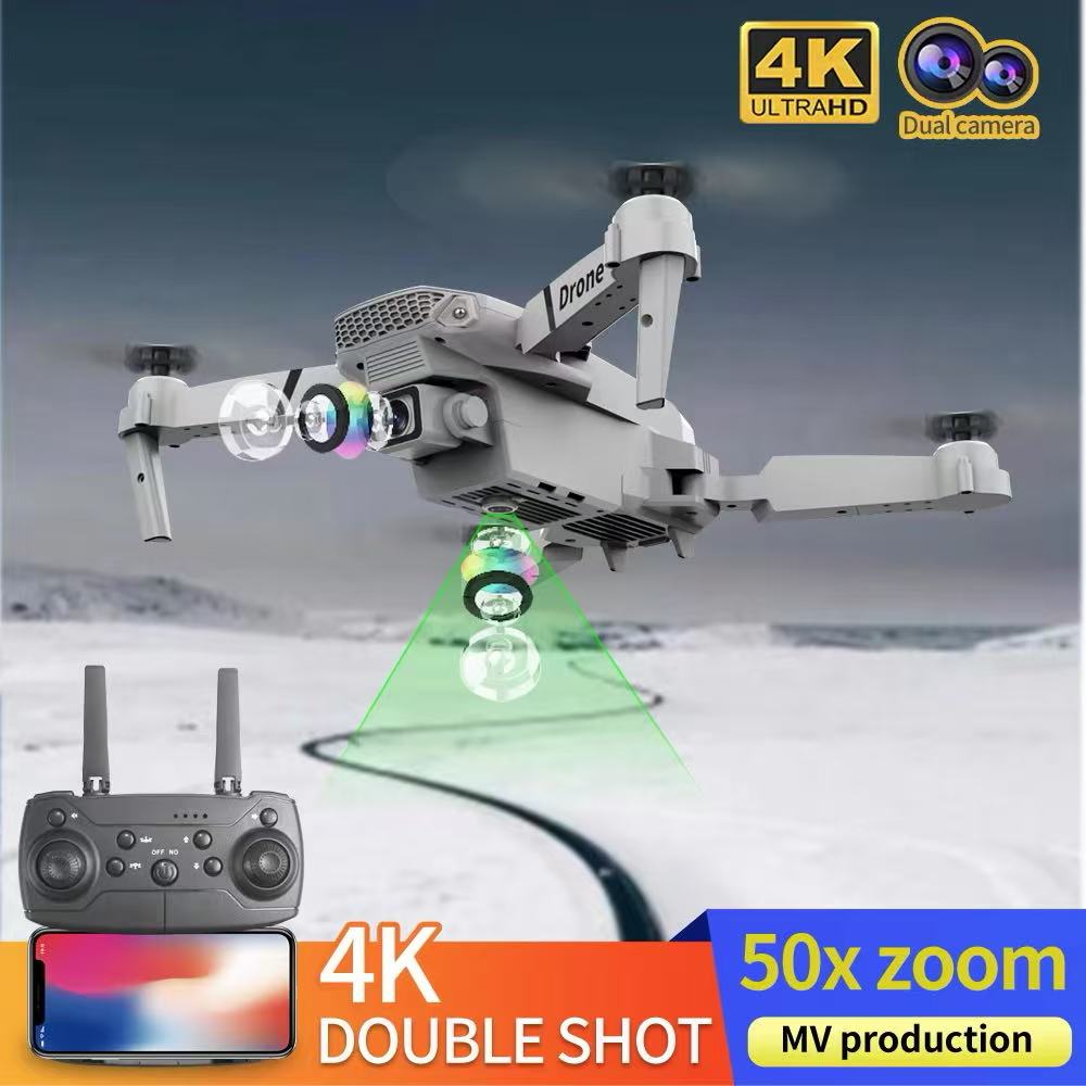 プロフェッショナルドローン E88 4k 広角 HD カメラ - Drone Camera Wide Angle のレビューと価格