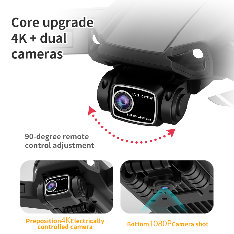ドローン L900 Plus 4K プロフェッショナル 5G - Drone Camera Night Vision のレビューと価格