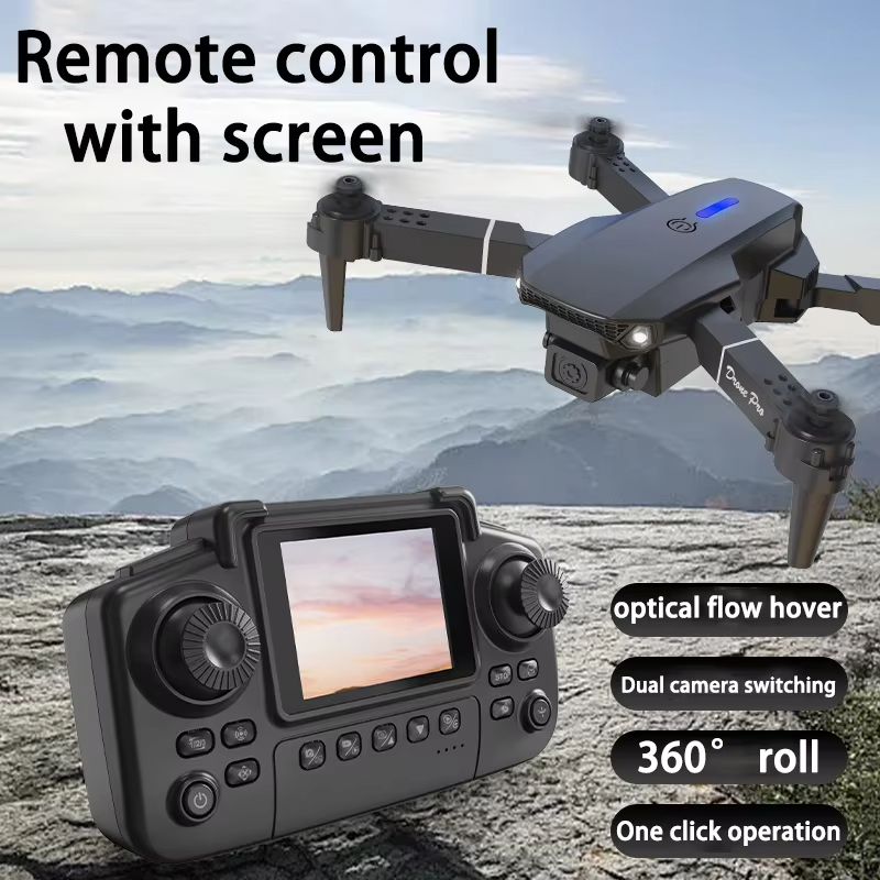 2026 プロフェッショナル 6K 広角ドローン E88 ス - Drone Camera Wide Angle のレビューと価格