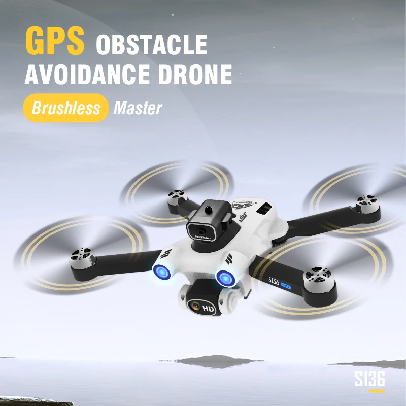 ドローン S136 Pro Ultra RCドローン 8K  - Drone Camera Professional のレビューと価格