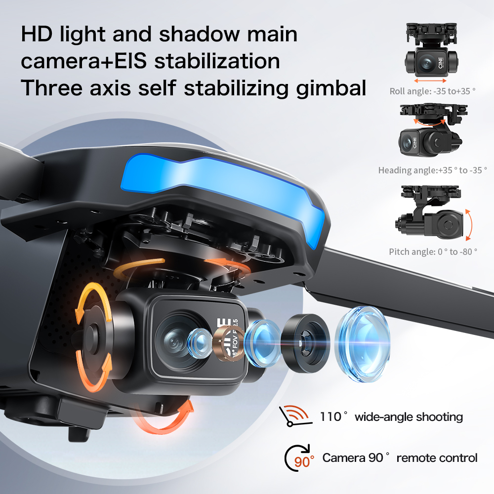 新型S-X1 MAXドローン GPS 8Kプロフェッショナル - Drone Camera Wide Angle のレビューと価格