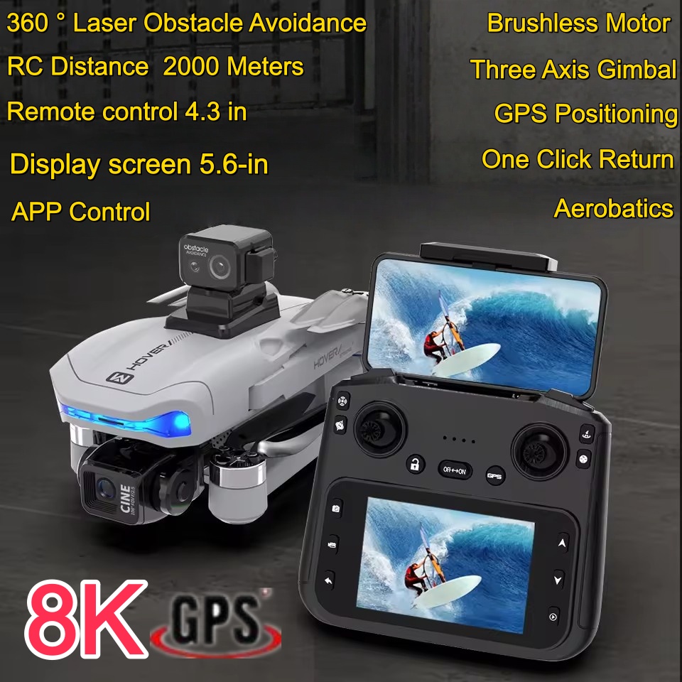 2KM三軸ジンバルドローン 8K HDデュアルカメラ デュア - Drone Camera With Gimbal のレビューと価格